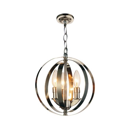 Cwi Lighting 3 Light Up Mini Pendant With Antique Brass Finish 9811P10-3-604